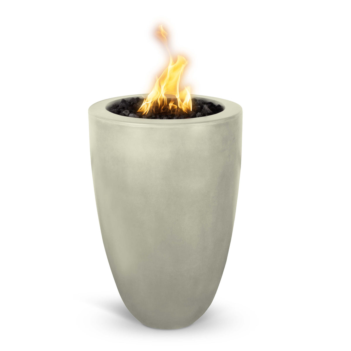 The Outdoor Plus Castillo Concrete Fire Pillar