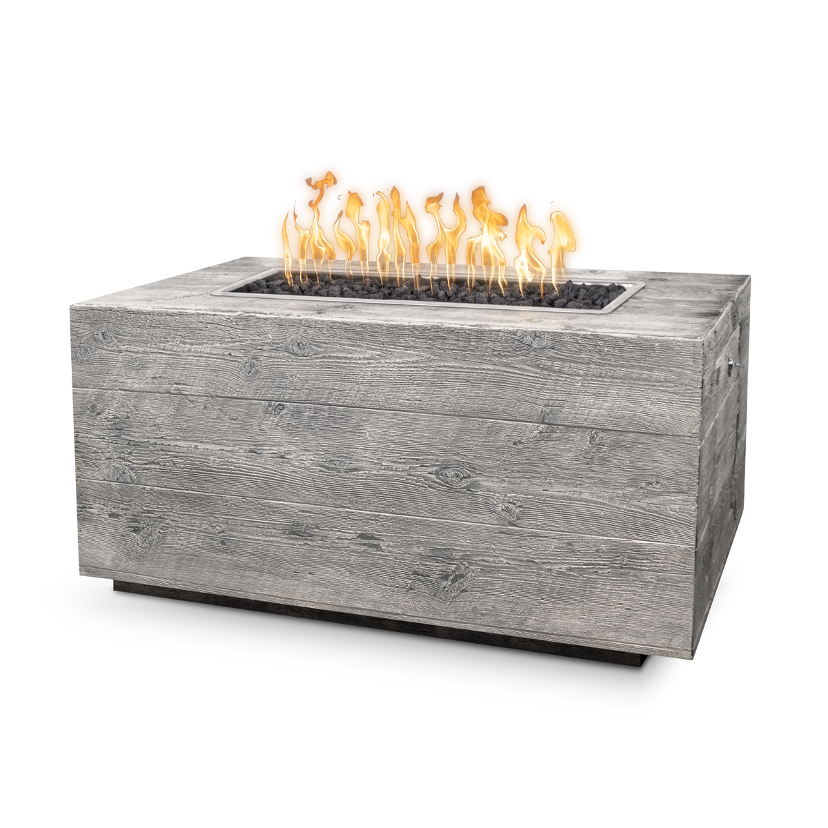 The Outdoor Plus Catalina Wood Grain Fire Pit