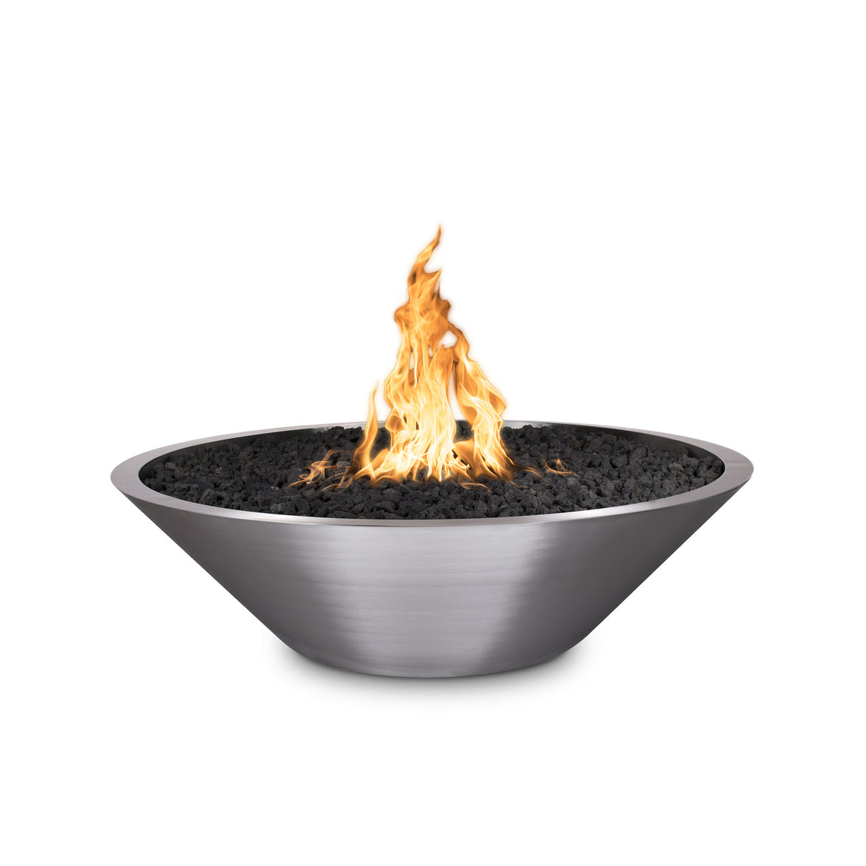 The Outdoor Plus Cazo Stainless Steel Fire Pit plus Free Cover
