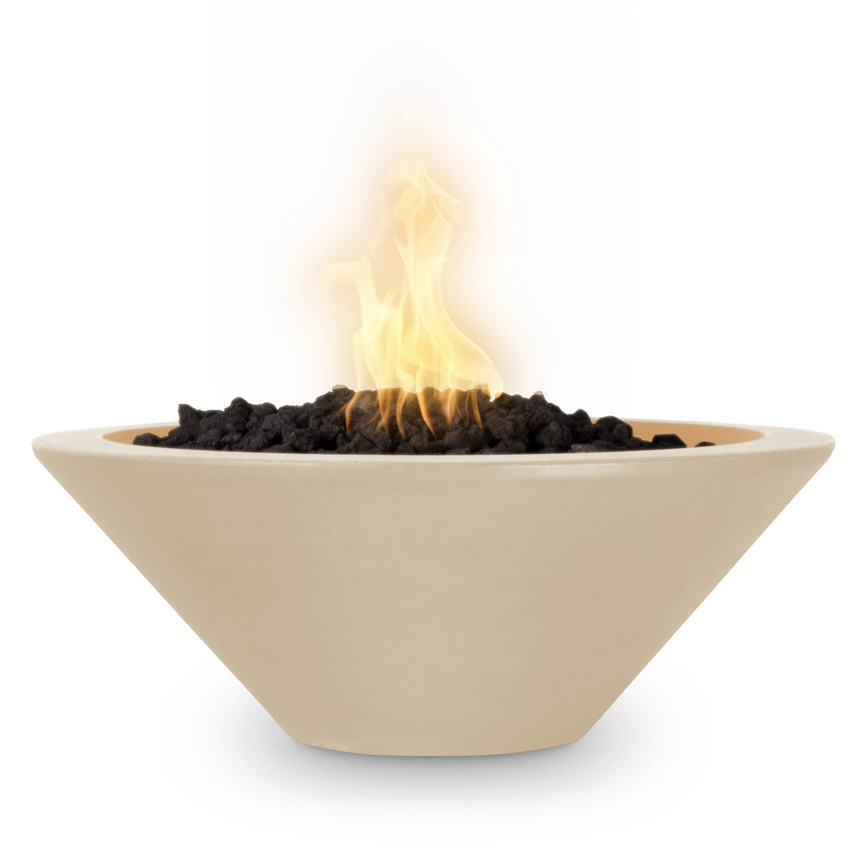 The Outdoor Plus Cazo Concrete Fire Bowl plus Free Cover