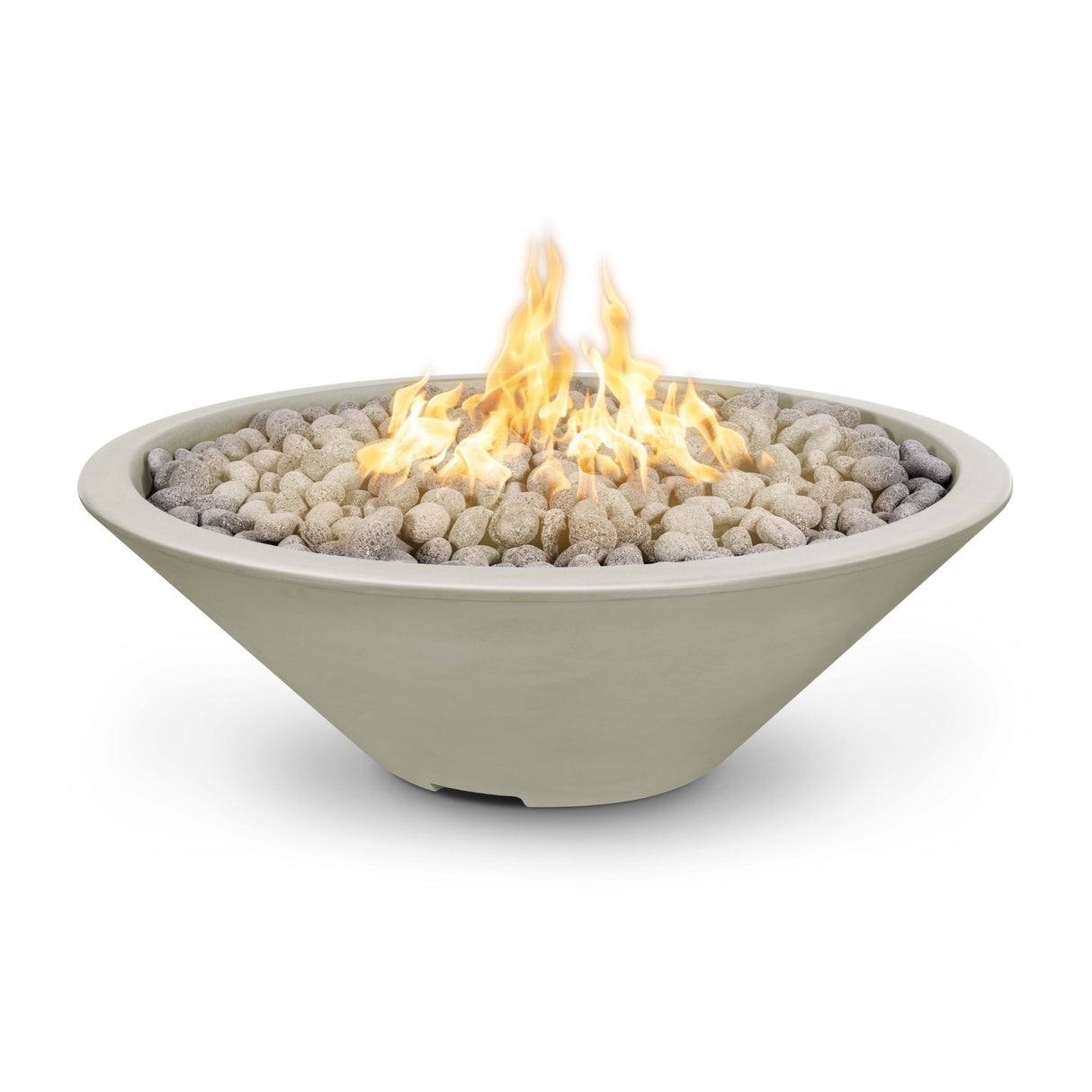 The Outdoor Plus Cazo Concrete Fire Pit - Narrow Lip plus Free Cover