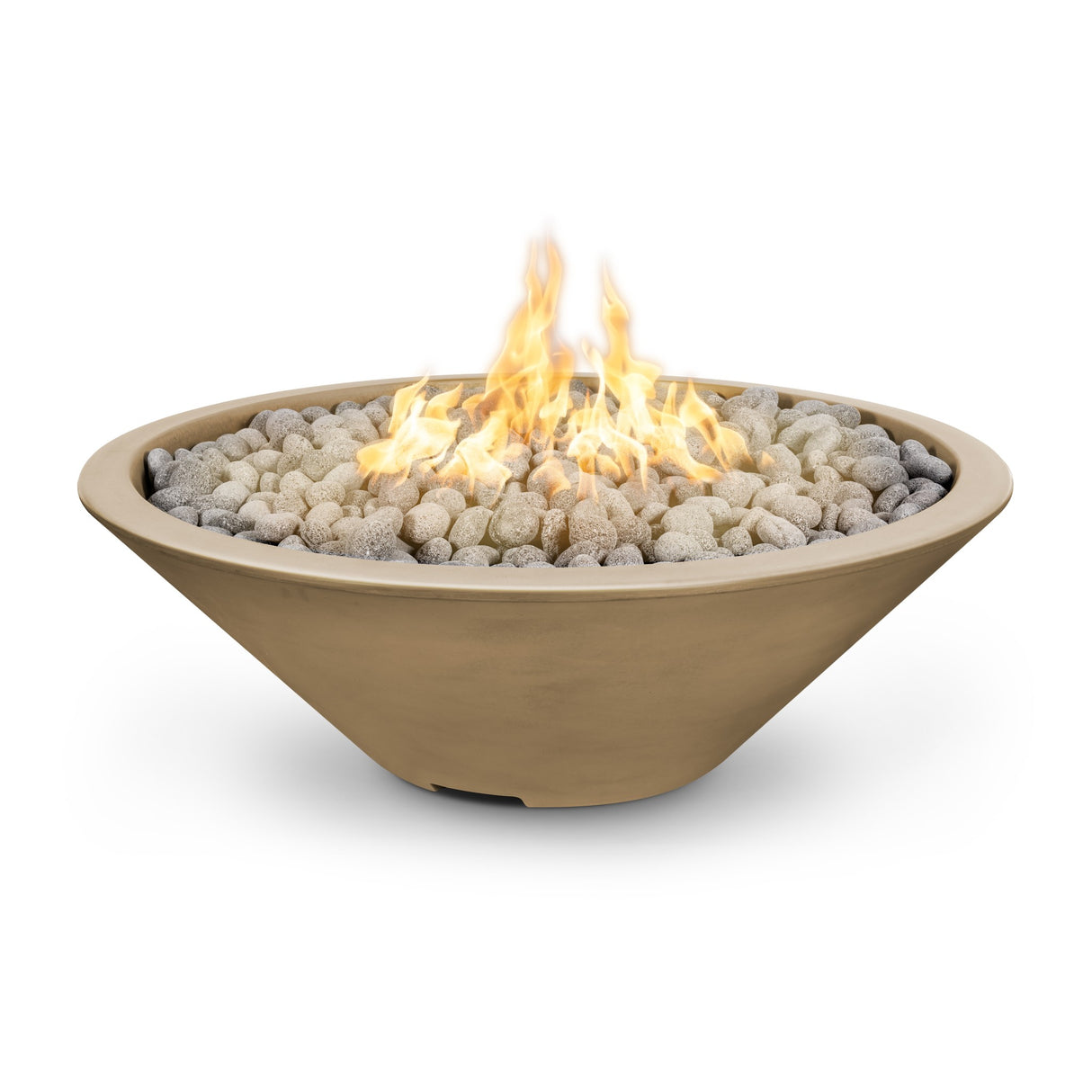 The Outdoor Plus Cazo Concrete Fire Pit - Narrow Lip plus Free Cover