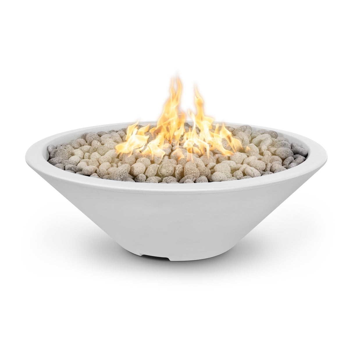 The Outdoor Plus Cazo Concrete Fire Pit - Narrow Lip plus Free Cover