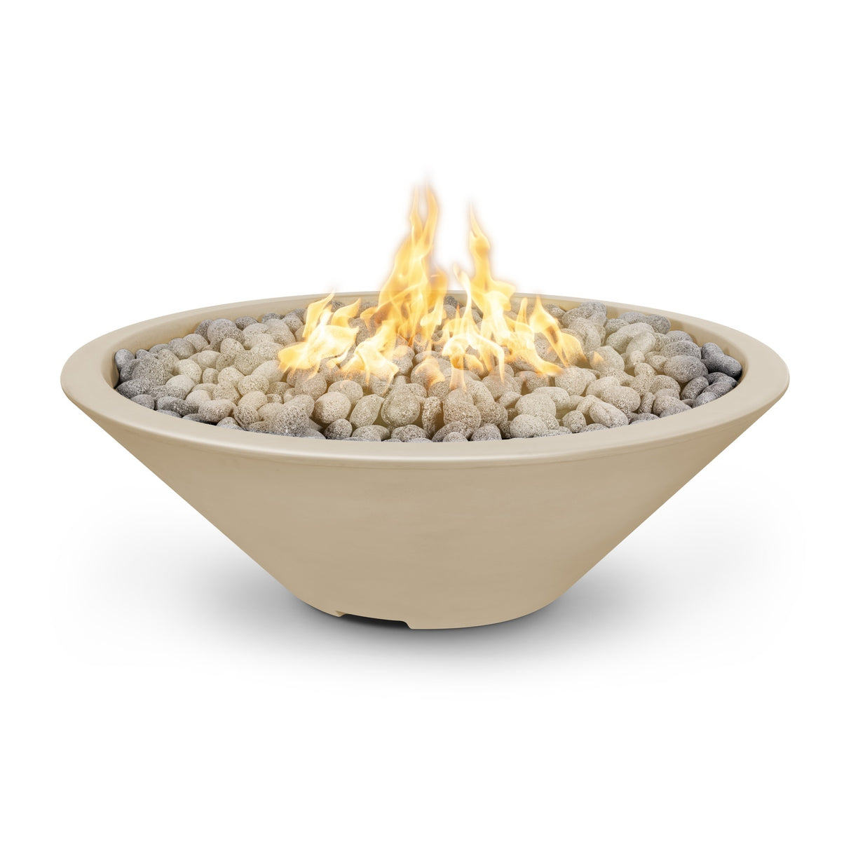 The Outdoor Plus Cazo Concrete Fire Pit - Narrow Lip plus Free Cover