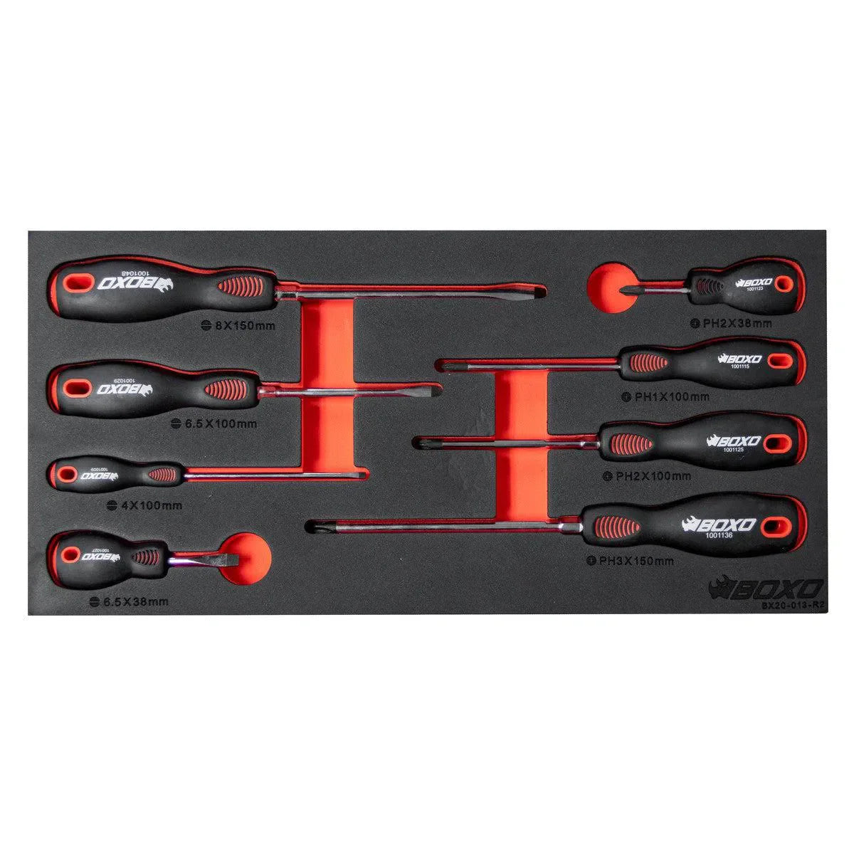 Boxo 159-Piece, 6 and 12-Point, Metric and SAE Combo Tool Set for 3-Drawer Hand Carry Box