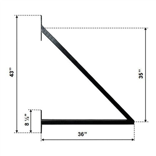 Aleko Steel Sliding Driveway Gate - DUBLIN Style - 14 x 6 Feet