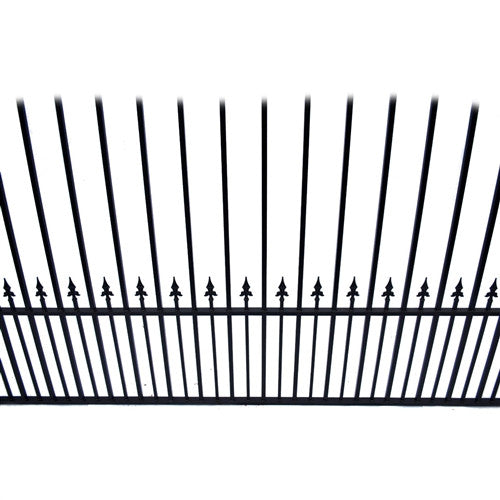 Aleko Steel Single Swing Driveway Gate - MUNICH Style - 14 x 6 Feet