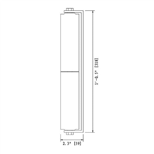 Aleko Slide Steel Driveway Gate - DUBLIN Style - 16 x 6 Feet