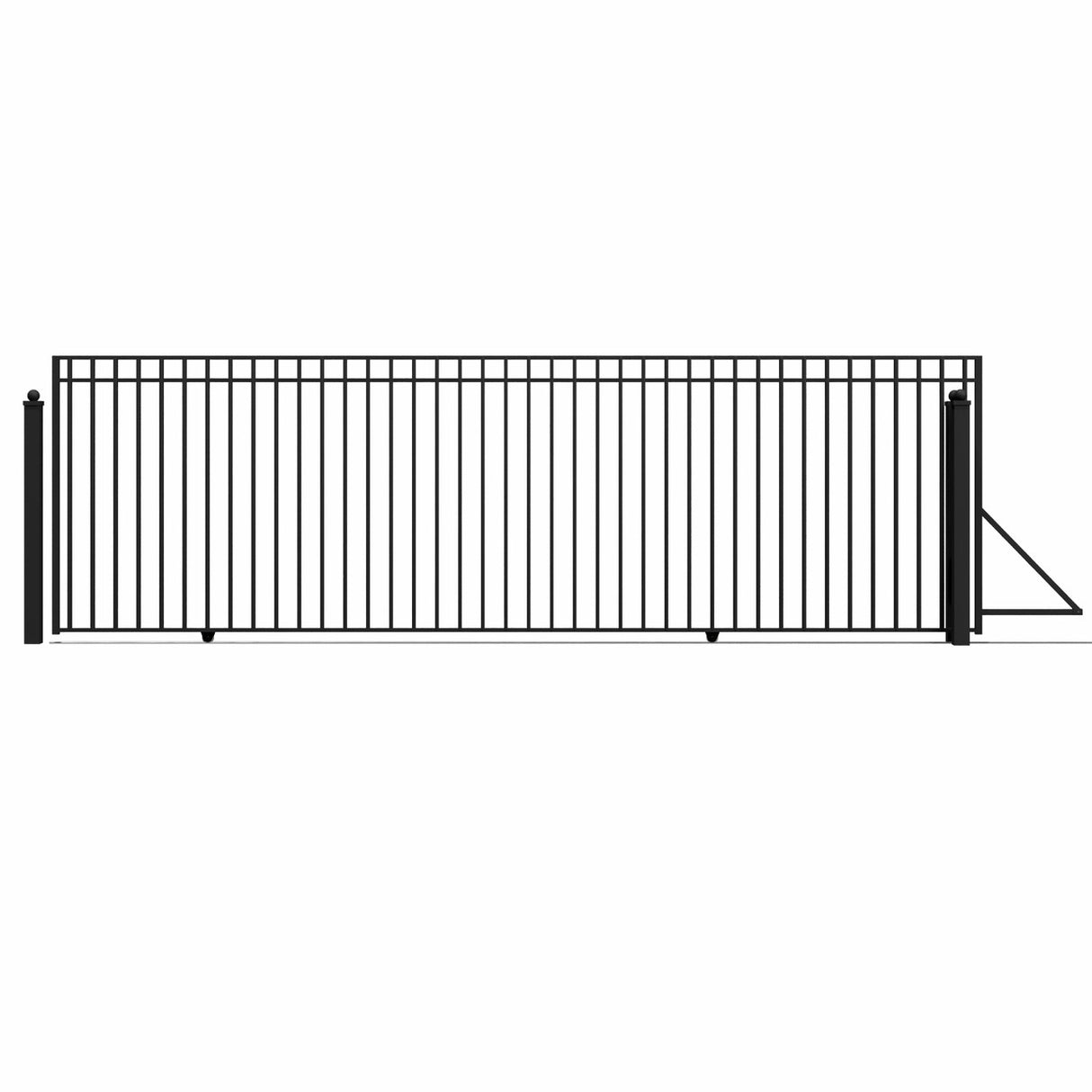 Aleko Steel Sliding Driveway Gate - MADRID Style - 20 x 6 Feet