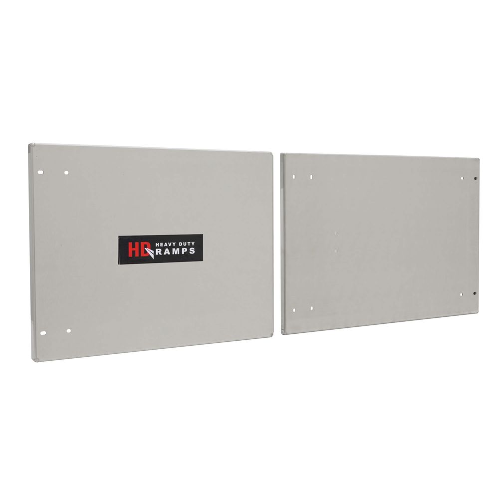 Polished Aluminum Door Upgrade for 60" W Trailer Cabinet