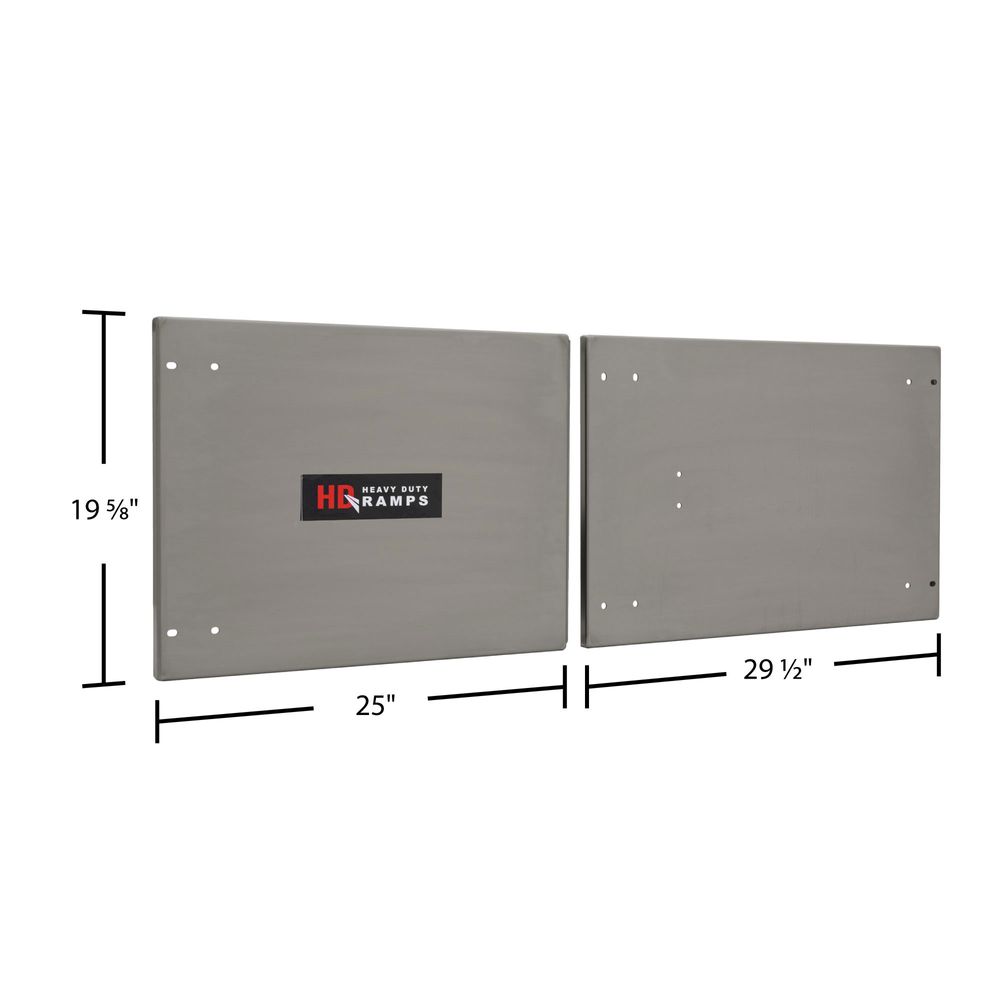 Stainless Steel Door Upgrade for 60" W Trailer Cabinet