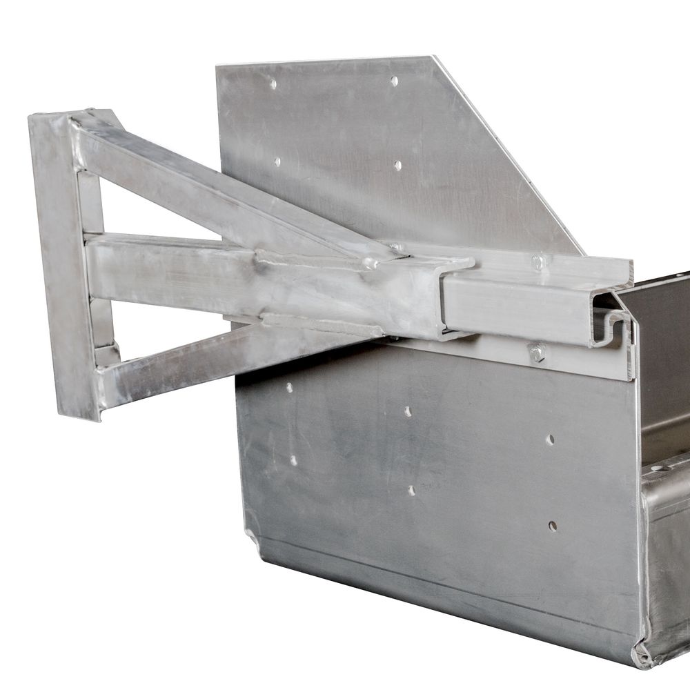 102" L Dunnage Racks for Step Deck and Flatbed Trailers