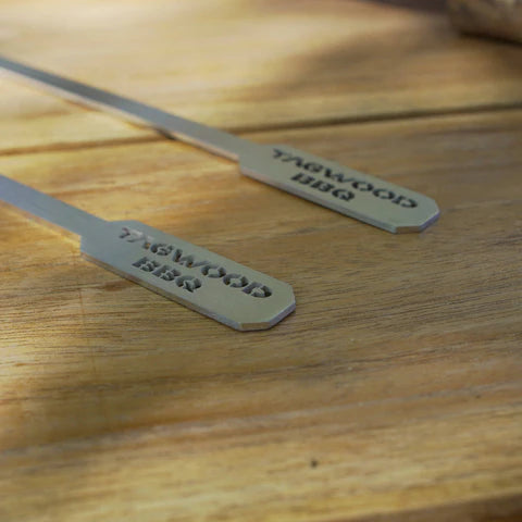 Tagwood BBQ Set of 2 Stainless steel skewers | BBQ89--
