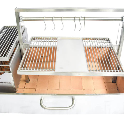 Tagwood BBQ XL Built-In Santa Maria Argentine Wood Fire & Charcoal Gaucho Grill OPEN FIRE COOKING | BBQ25SS -