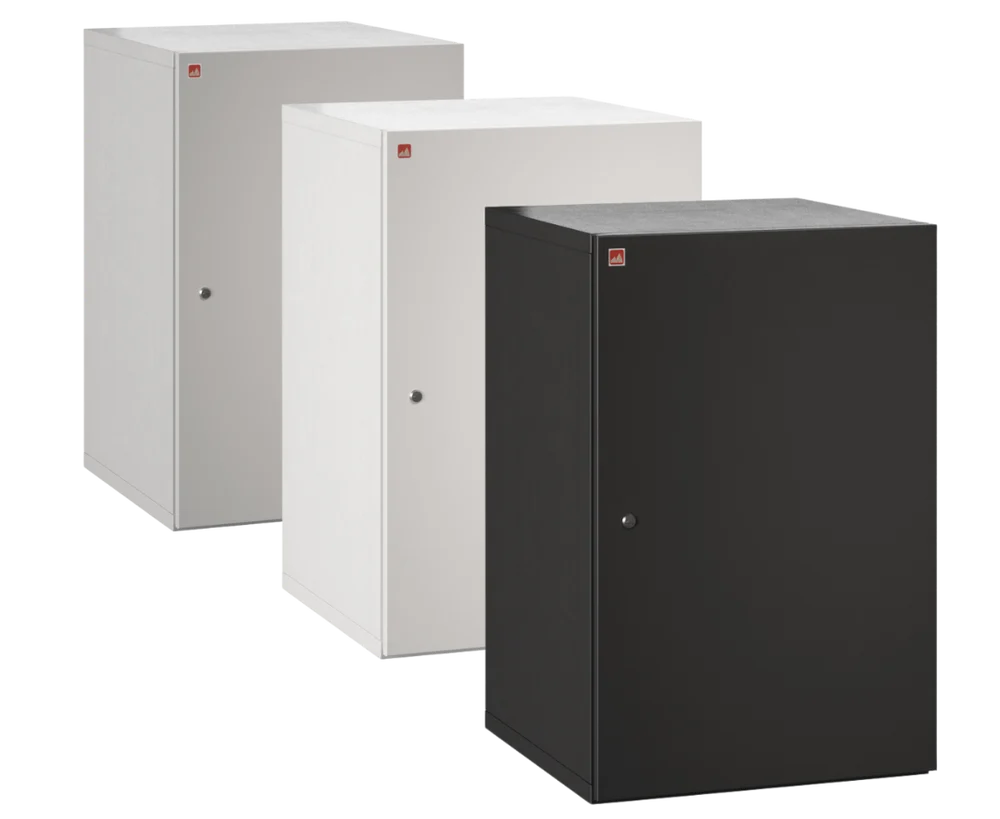 FireKing FireShield Edge Series 1-Hour Fire-Rated Storage Cabinet, Hybrid Cabinet, Platinum