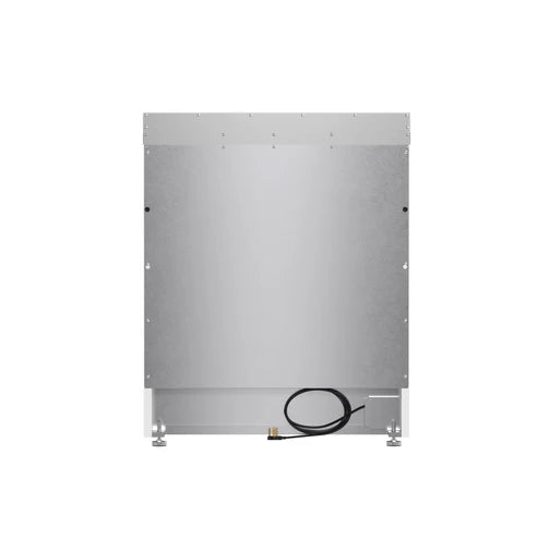 FORNO Paolo 30" 4.38 cu. ft. Freestanding Electric Range in White with Antique Brass Handles, FFSEL6011-30WHT