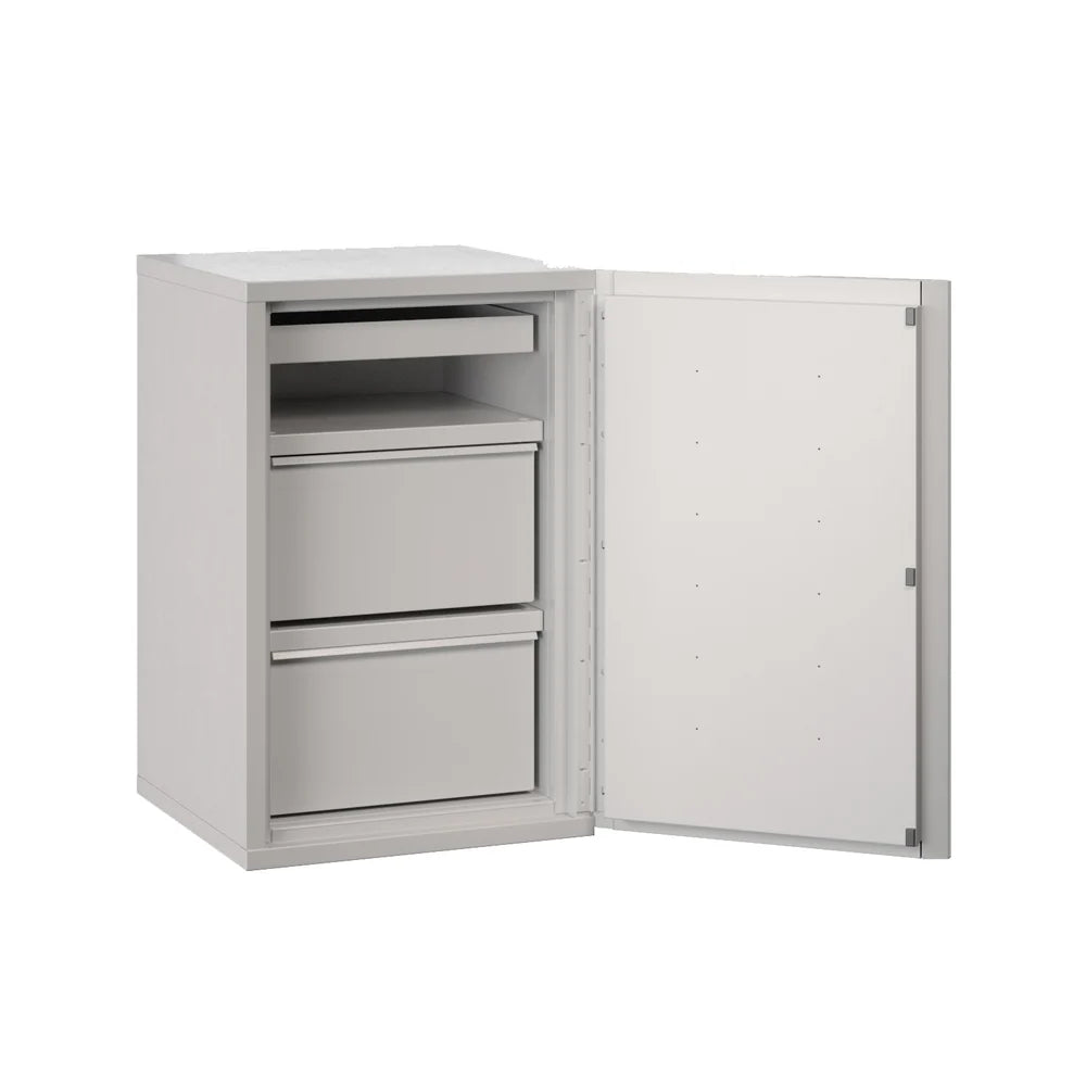 FireKing FireShield Edge Series 1-Hour Fire-Rated Storage Cabinet, Executive Cabinet, Platinum