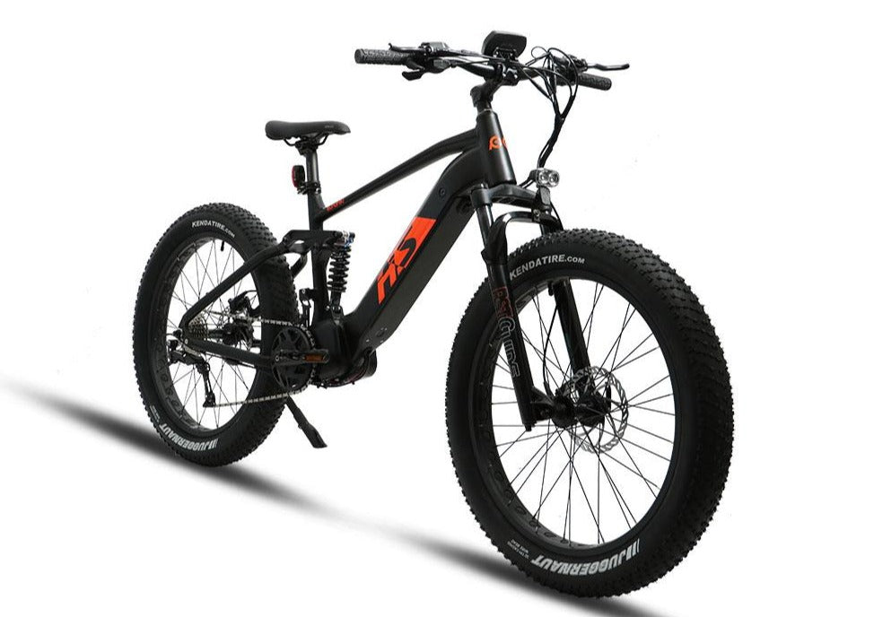 Eunorau Fat HS 48V 1000W Dual Battery Design All Terrain Full Suspension Fat Tire Electric Mountain Bike