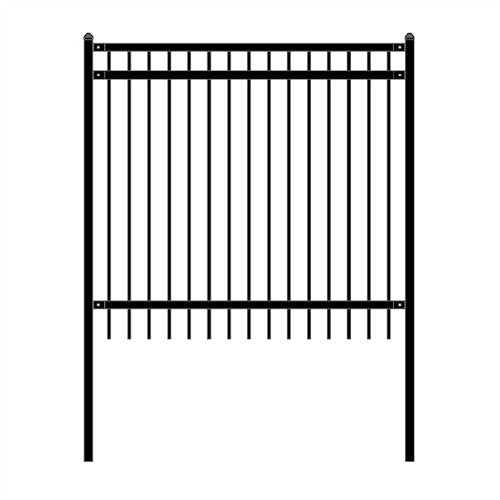 Aleko DIY Steel Iron Wrought High Quality Fence - Nice Style - 6 x 6 Feet
