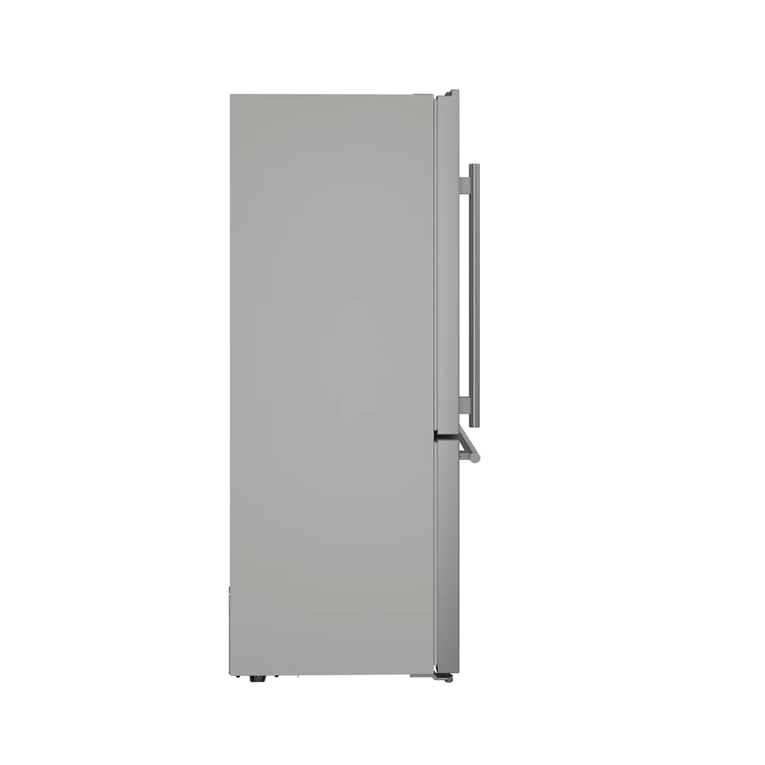 FORNO Espresso Milano 31" 17.2 cu. ft. Right Swing Refrigerator and Bottom Freezer in Stainless Steel with Silver Handles, FFFFD1785-31S