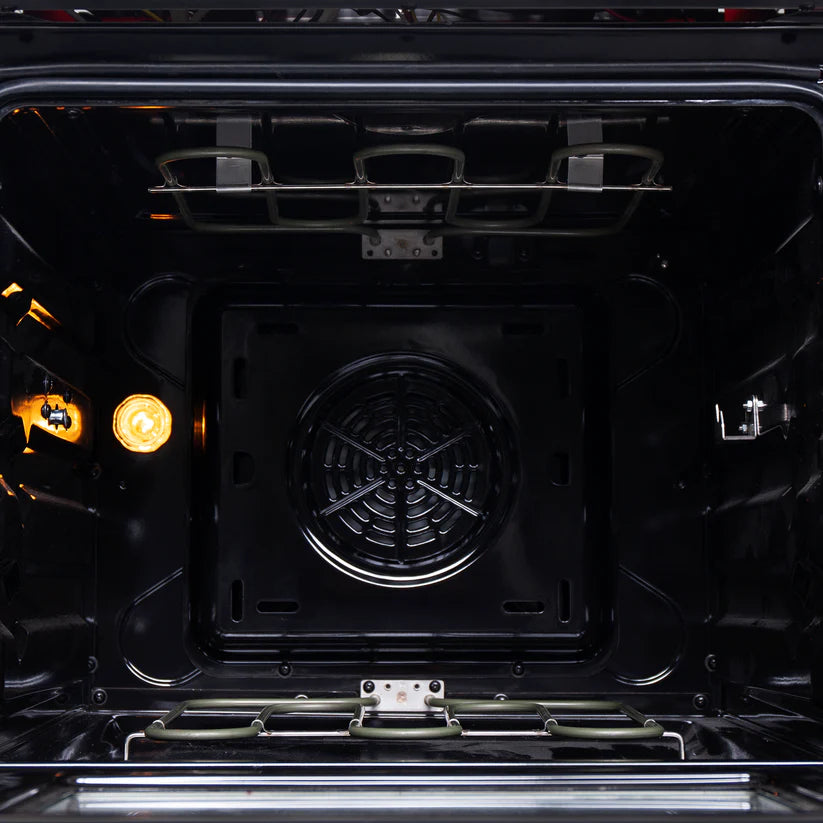 FORNO Loiano 24" 2.3 cu. ft. Freestanding Electric Range with 4 Element Burners in Stainless Steel, FFSEL6069-24