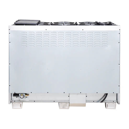 FORNO Capriasca 48" 6.58 cu. ft. Dual Fuel Range with French Door and 8 Sealed Burners, FFSGS6387-48