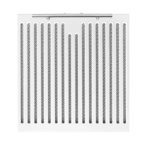 FORNO Espresso Bari 30" 400 CFM Under Cabinet Range Hood in White with Antique Brass Handles, FRHUC5255-30WHT