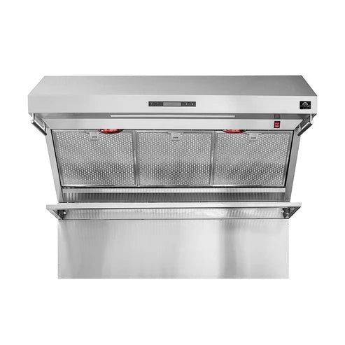 FORNO Appliance Package - 48 Inch Gas Range, Wall Mount Range Hood, 60 Inch Refrigerator, FBDL-018-02US