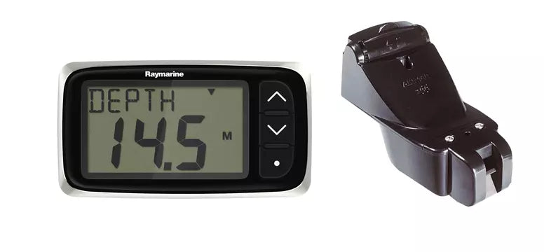 Raymarine i40 Depth Pack with P66 Transom-Mount Transducer – E70143