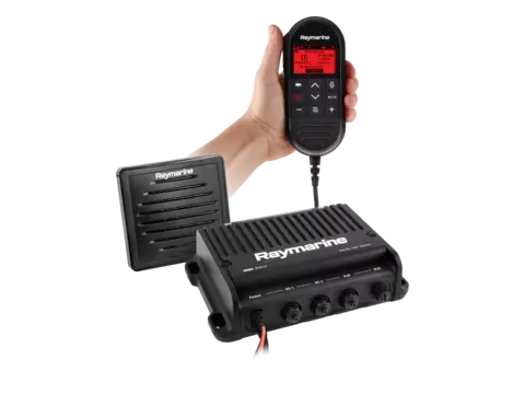 Ray91 Modular Dual-Station VHF Radio with AIS - Wired Handset, Passive Speaker, and Cable - E70493