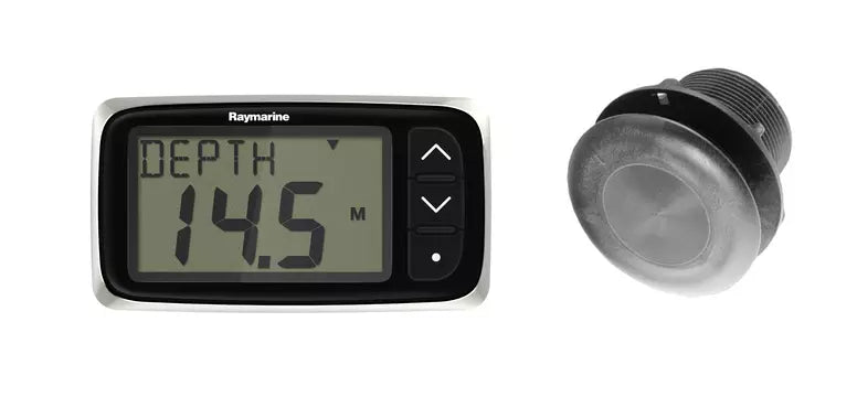 Raymarine i40 Depth Pack with P371 and P7 Through-Hull Transducers – E70142