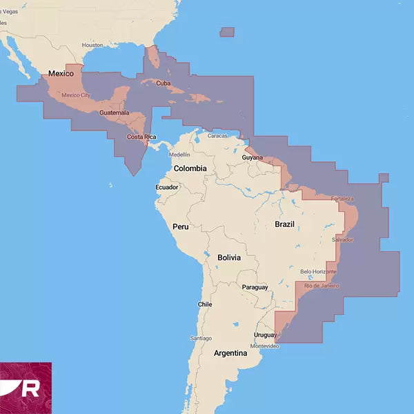 Raymarine LightHouse Chart Caribbean & Brazil