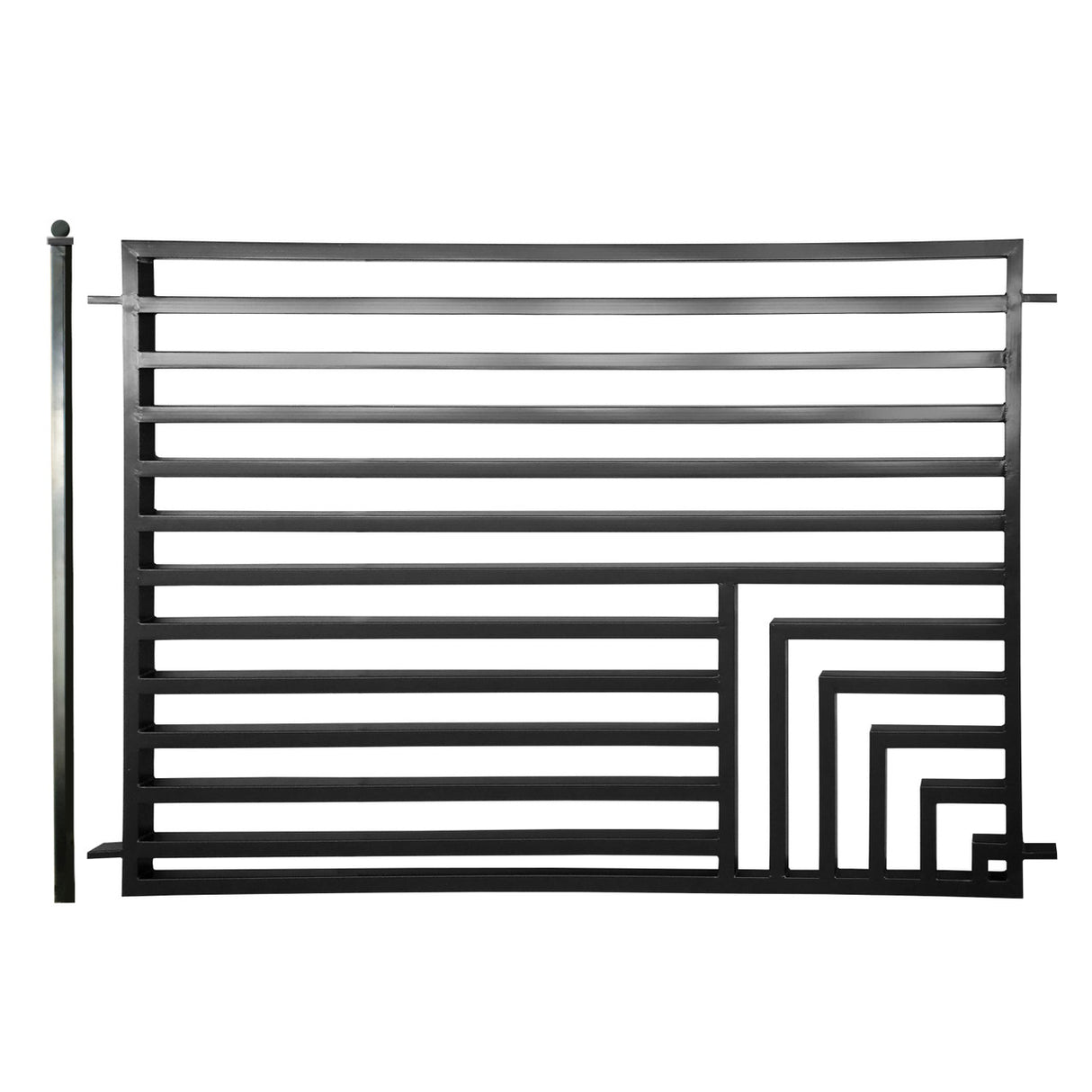 Aleko Steel Fence – Florence Style – 8x5 ft.