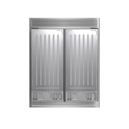 FORNO Rizzuto 60" 27.6 cu. ft. Refrigerator & Freezer in Stainless Steel with Grill Trim Kit, FFFFD1933-60S