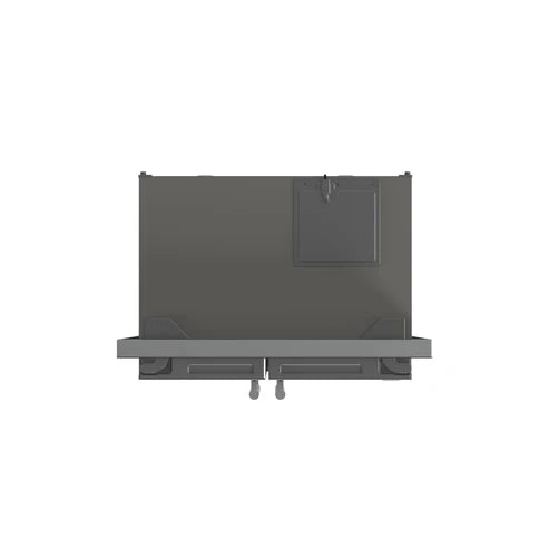 FORNO Salerno 37" 15.6 cu. ft. Side-by-Side Built-In Refrigerator in Stainless Steel and Modern Trim Kit, FFRBI1805-37MG
