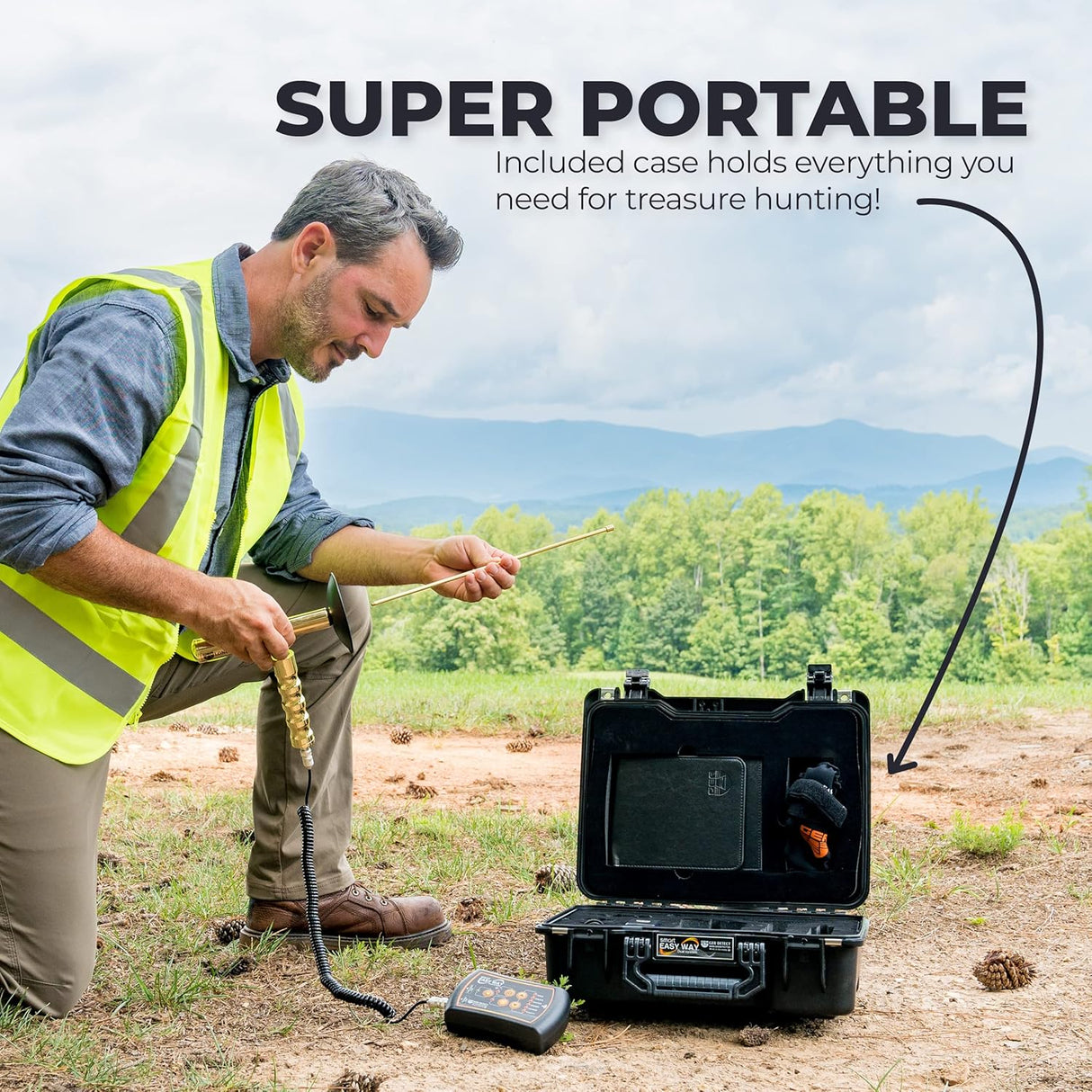 GER Detect Easy Way Smart Dual System Metal Detector