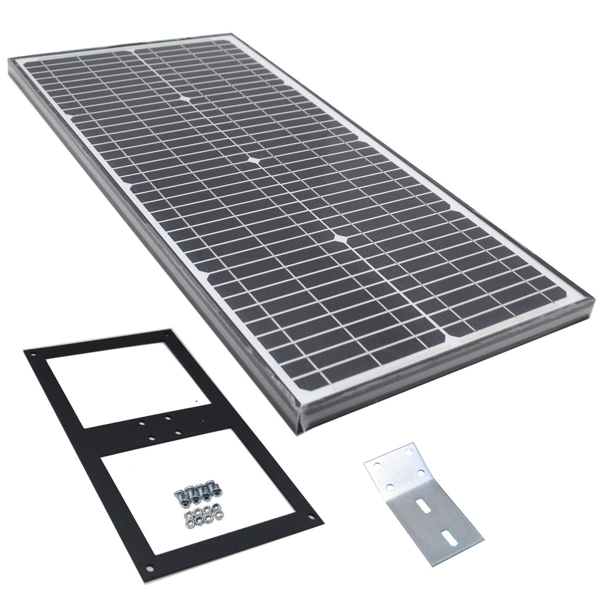 Aleko Single Swing Gate Operator - GG650/AS650 AC/DC - Solar Kit 50W