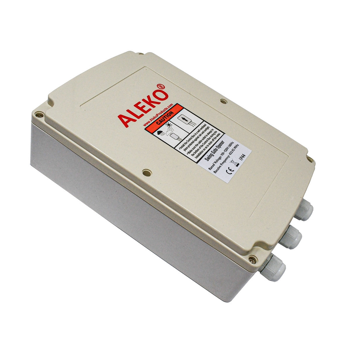 Aleko Single Swing Gate Operator - GG650/AS650 AC/DC - Solar Kit 50W