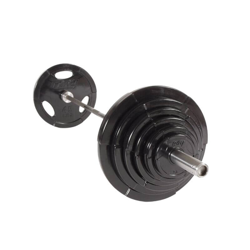 Troy GO-U Urethane Encased Olympic Grip Plate (Pairs)