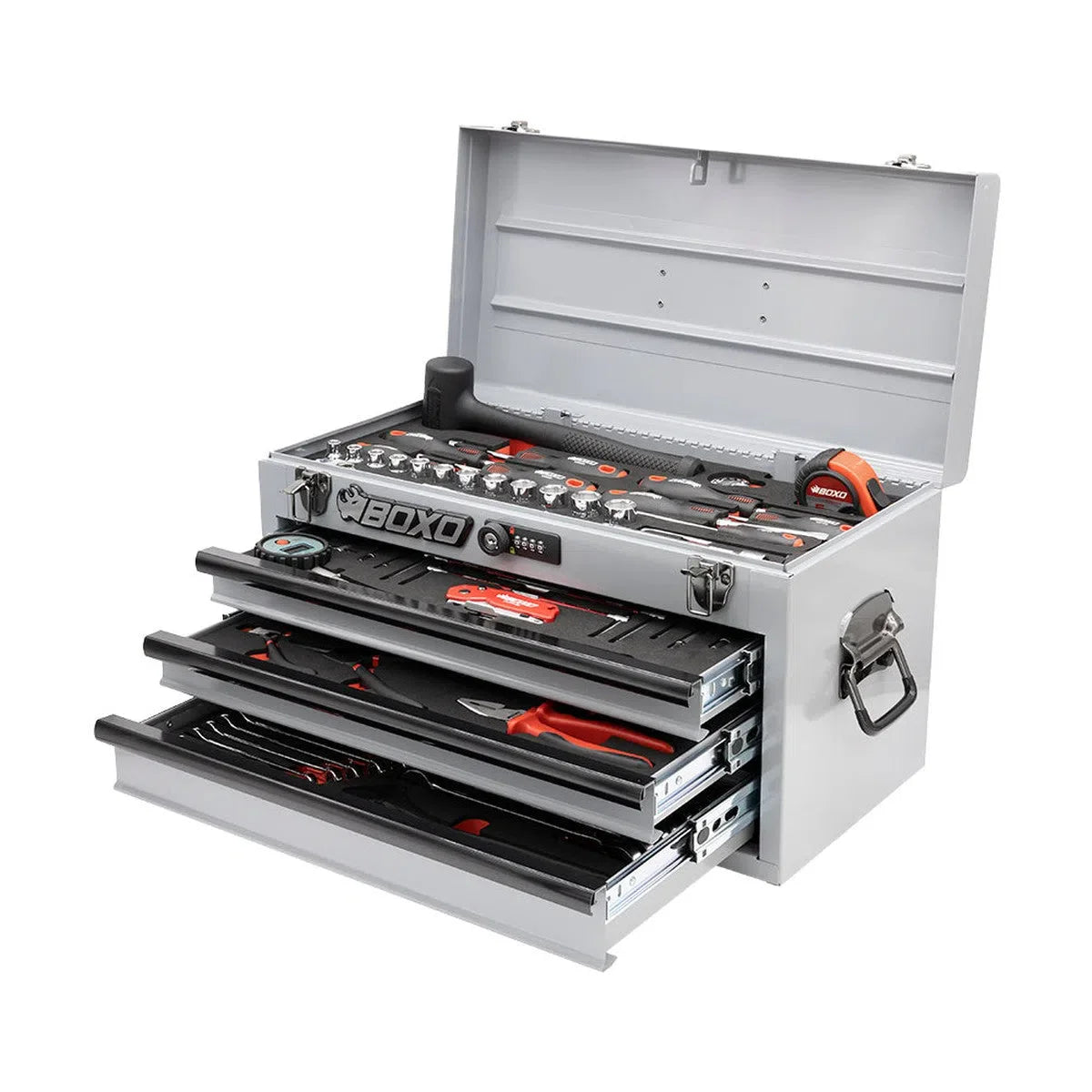Boxo KartBox | 69-Piece Metric Karting 3-Drawer Hand Carry Tool Box