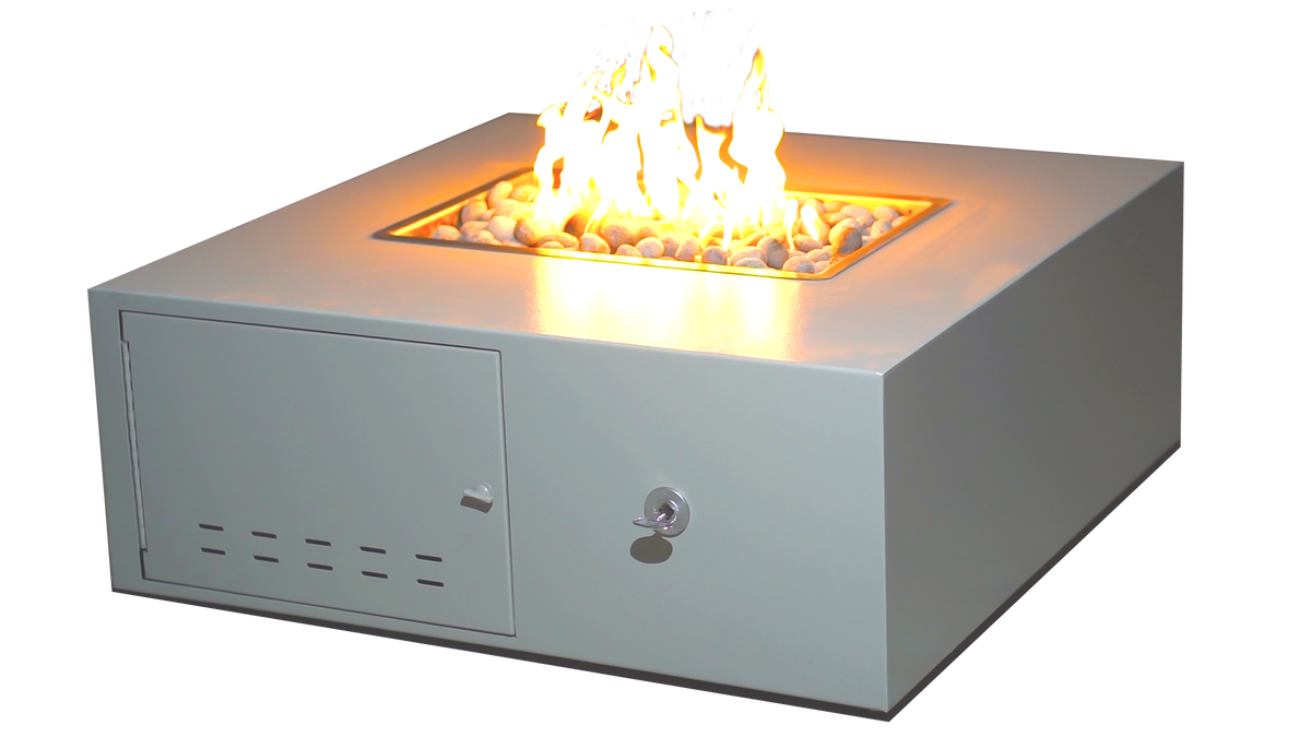 The Outdoor Plus Gallaway Metal Fire Pit - Low Profile