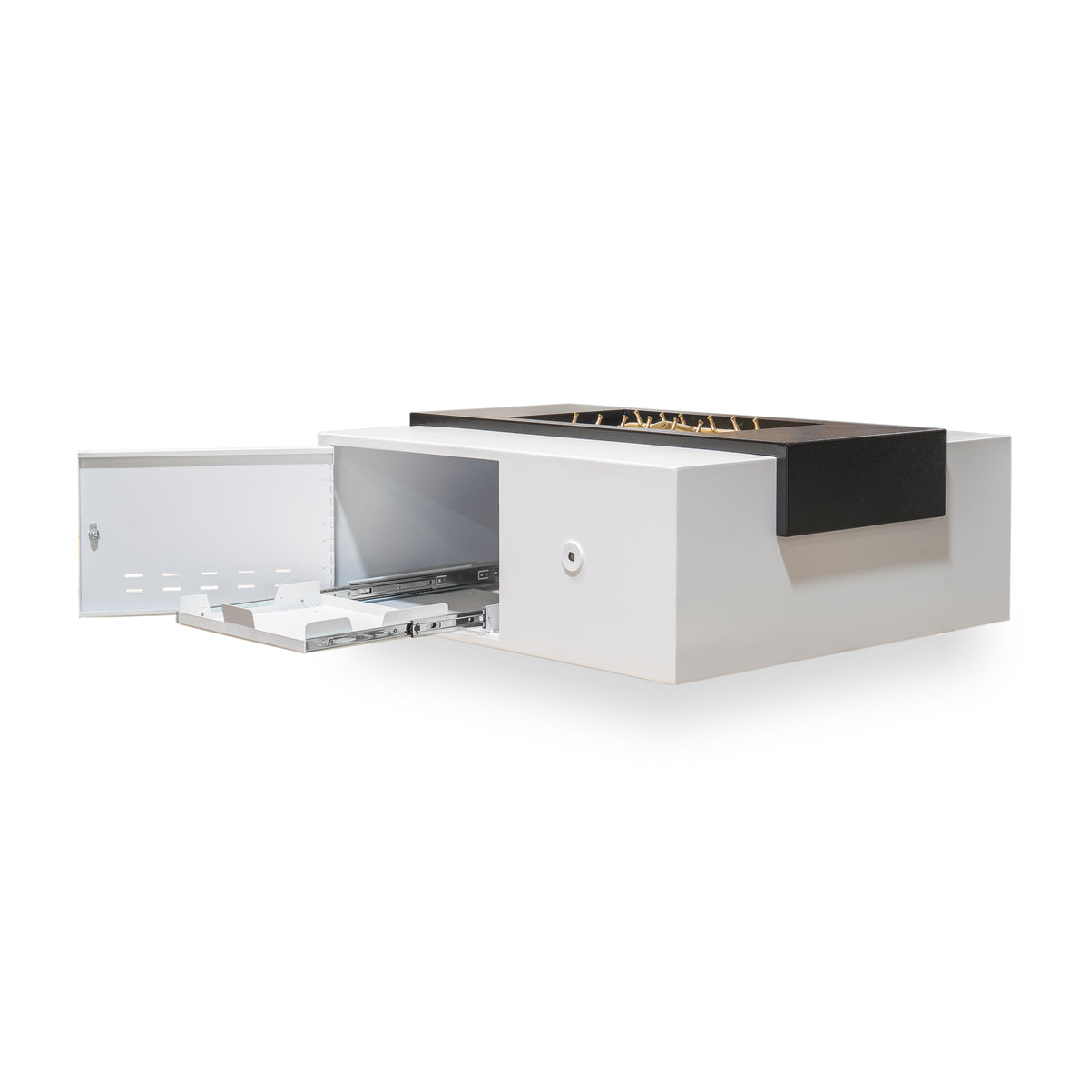 The Outdoor Plus Gallaway Metal Fire Pit - Low Profile