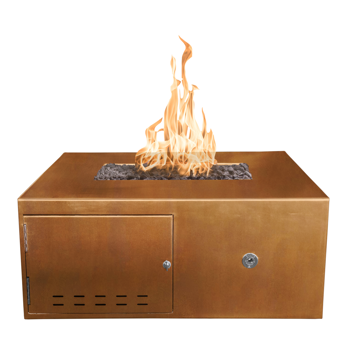 The Outdoor Plus Gallaway Metal Fire Pit - Low Profile