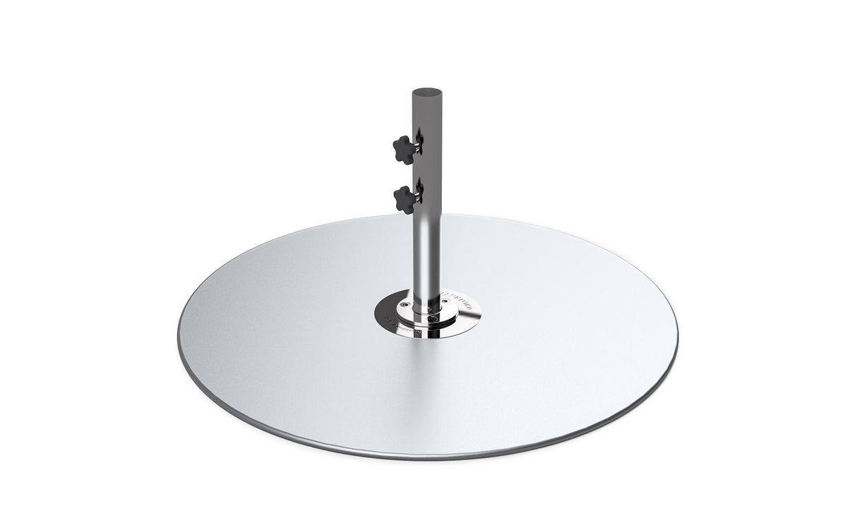 Ledge Lounger Galvanized Steel Stack Umbrella Base