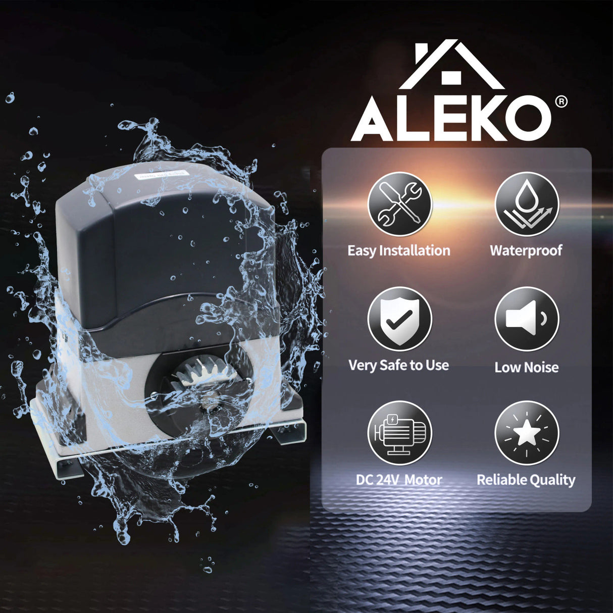 Aleko Sliding Gate Opener - AR2750 - Accessory Kit ACC4