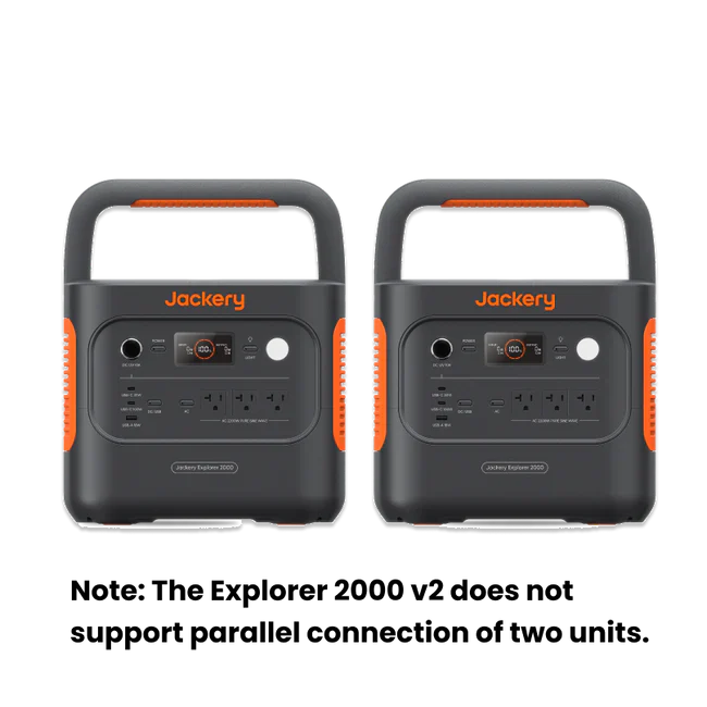 2 x Jackery Solar Generator 2000 v2 + 2 x SolarSaga 200W Portable Solar Panel