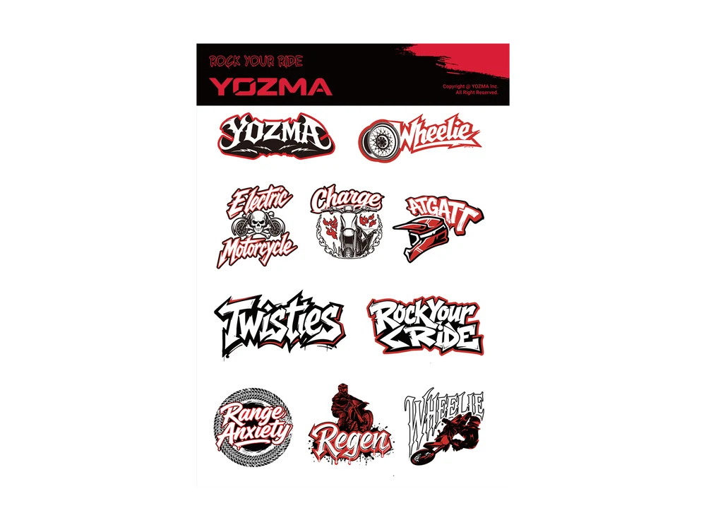 Yozma Brand Stickers