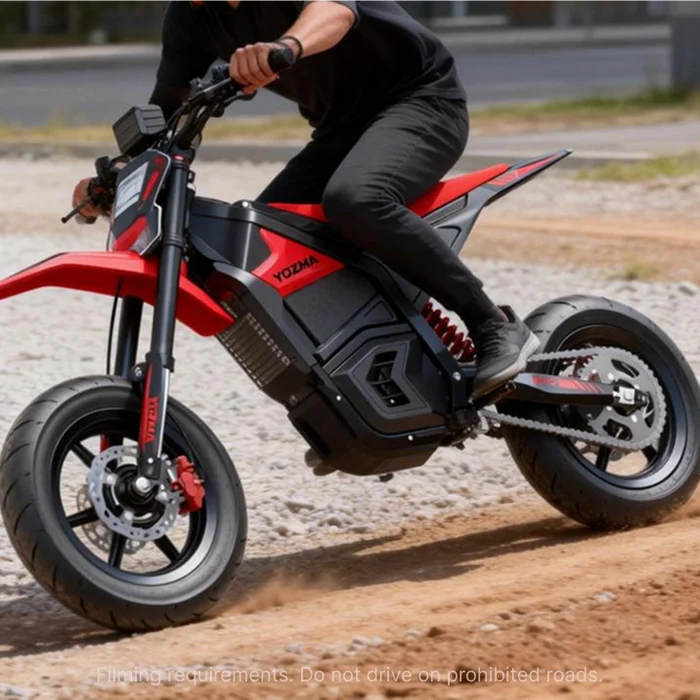 Yozma IN 10 Electric Dirt Bike Street Tire Set: Front & Rear