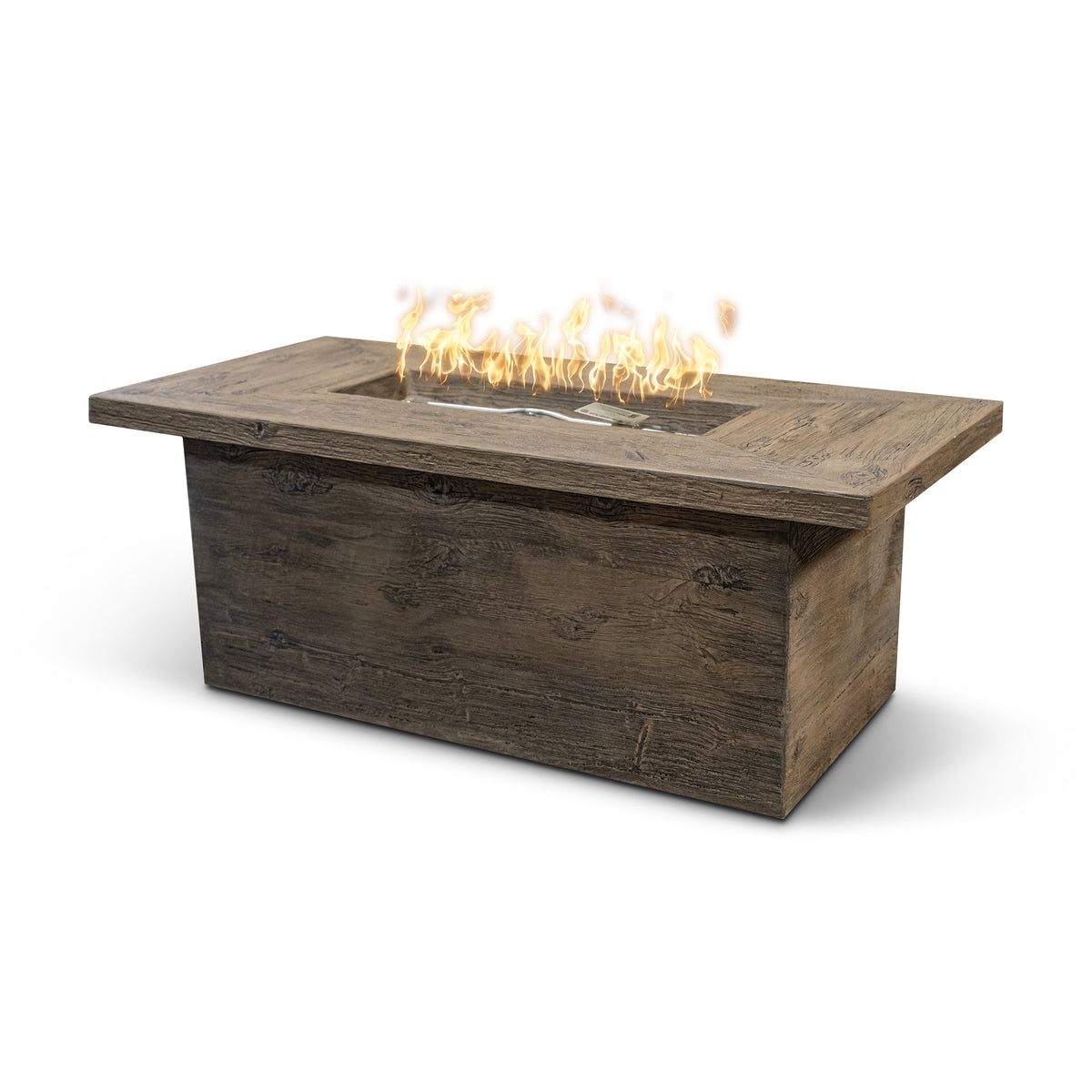 The Outdoor Plus Grove Wood Grain Fire Pit