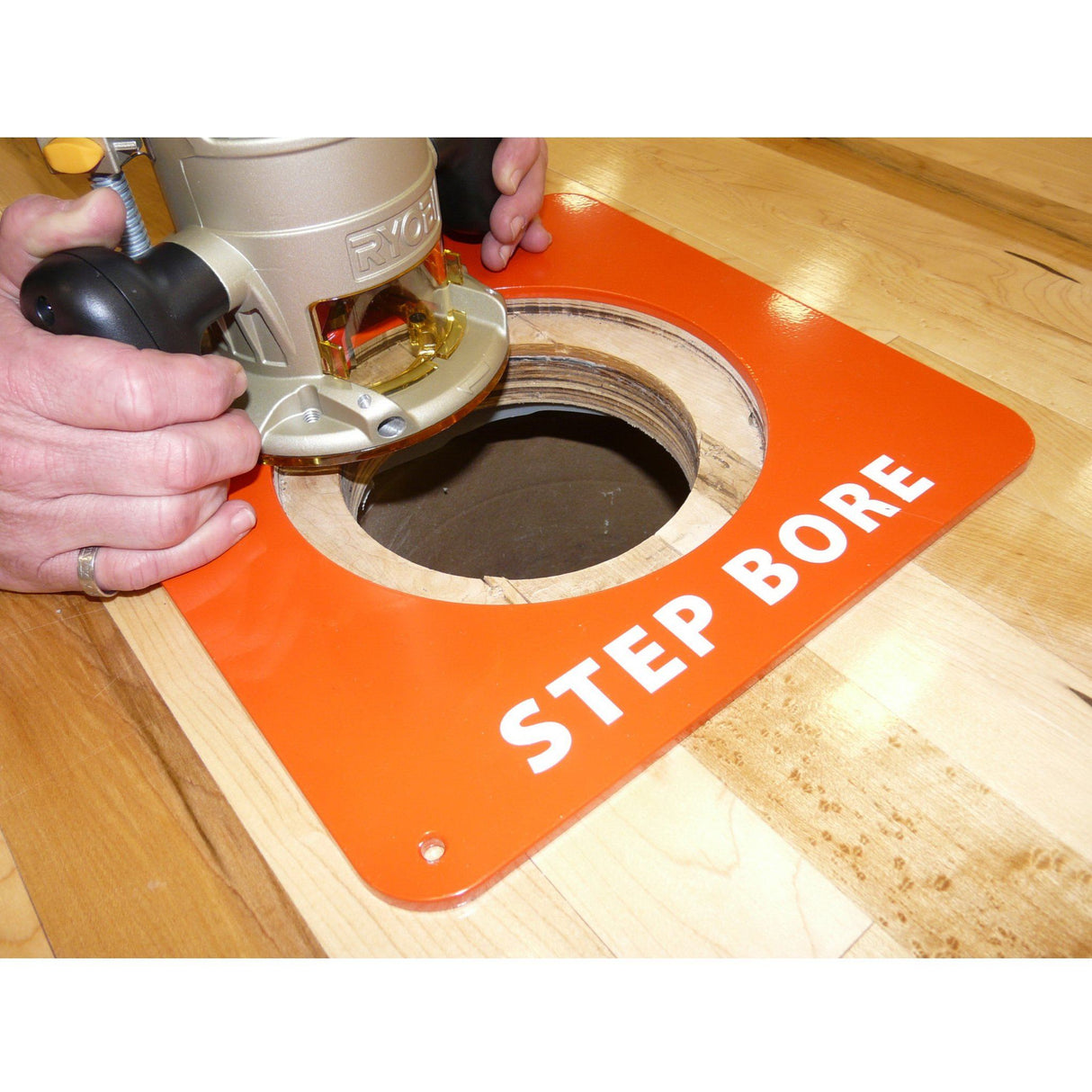 Bison Hinged Brass Floor Plate Installation Kit